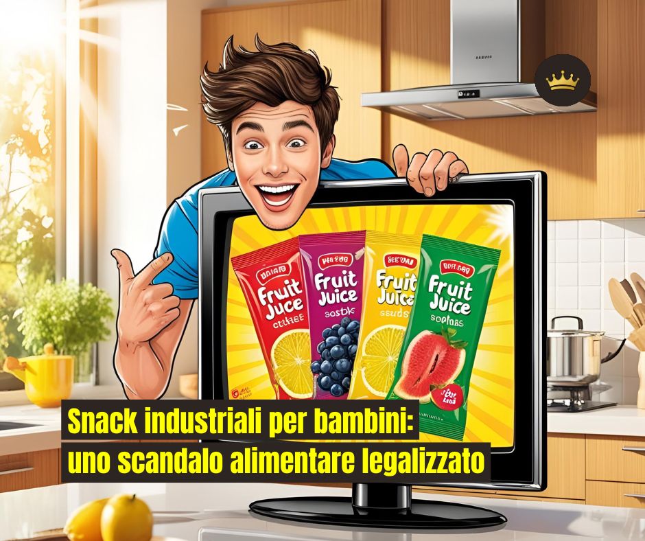 Snack industriali per bambini: uno scandalo alimentare legalizzato