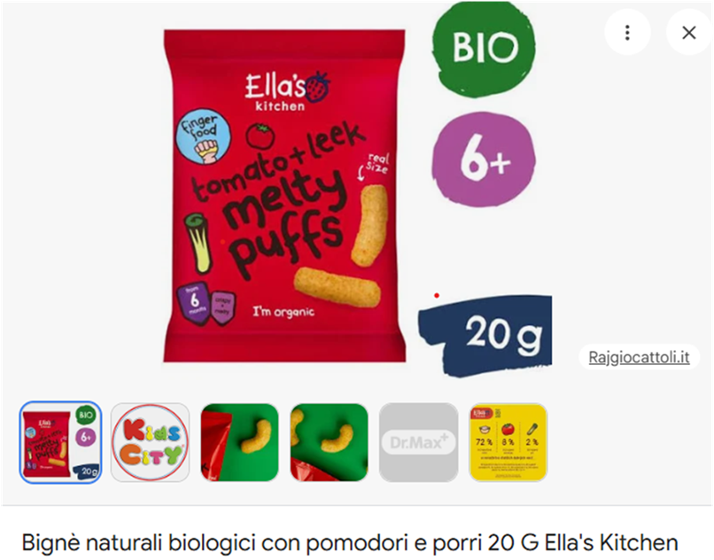 Produrre un cibo sano per i bambini