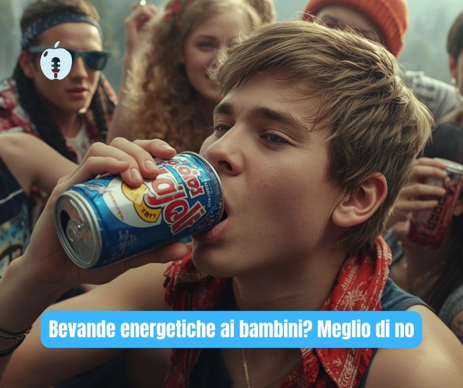 Bevande con caffeina ai giovani